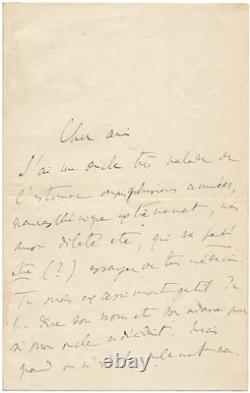 Marcel Proust / Signed autograph letter / Uncle Weil / Childhood / In Search of Lost Time
