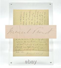 Marcel Proust Tender autograph letter signed 1913 Beautiful signature