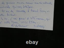 Marcel Reggui Set of 5 autograph letters signed Massacres of Guelma 1952/1990
