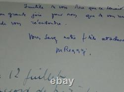 Marcel Reggui Set of 5 autograph letters signed Massacres of Guelma 1952/1990