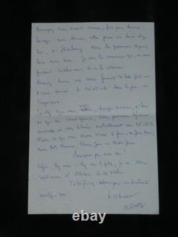 Marcel Reggui Set of 5 autograph letters signed Massacres of Guelma 1952/1990
