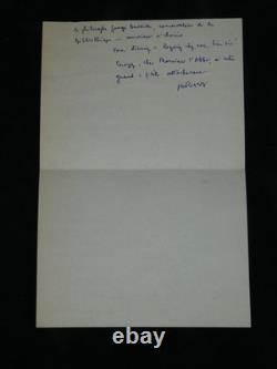 Marcel Reggui Set of 5 signed autograph letters Massacres of Guelma 1952/1990