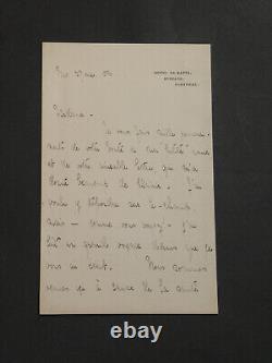 Margaret Todd Signed Autograph Letter 1903