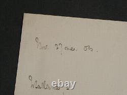 Margaret Todd Signed Autograph Letter 1903