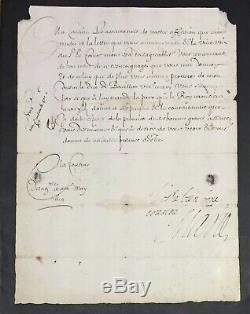 Marie De Medici Queen Of France Letter Signed Autograph Line With 1619