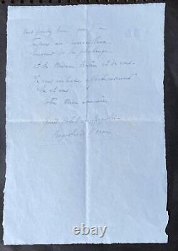 Marie Laurencin Autographed Letter Signed Review La Phalange (Symbolist Art)