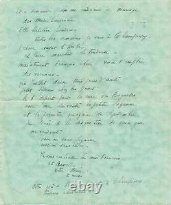 Marie Laurencin Set Of 5 Autograph Letters Signed To François De Gouy