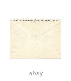 Marie Laurencin / Signed Autograph Letter / Drawing / Apollinaire / Mona Lisa