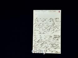 Marie Pleyel autograph signed letter to Mr. De Trémont, 1844