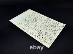 Marie Pleyel autograph signed letter to Mr. De Trémont, 1844