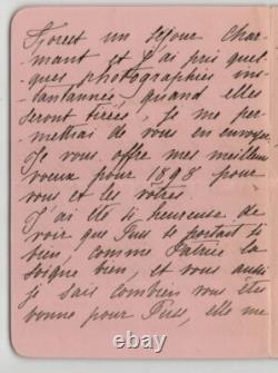 Marie d'Orléans, Princess Valdemar of Denmark, Autographed Letter Signed, 1898