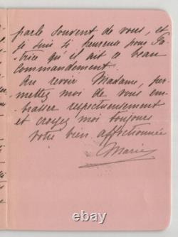 Marie d'Orléans, Princess Valdemar of Denmark, Autographed Letter Signed, 1898
