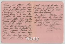 Marie d'Orléans, Princess Valdemar of Denmark, Autographed Letter Signed, 1898