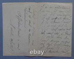 Mariette SULLY, Singer SIGNED AUTOGRAPH LETTER OF 3 PAGES