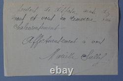 Mariette SULLY, Singer SIGNED AUTOGRAPH LETTER OF 3 PAGES