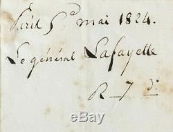 Marquis De Lafayette General Letter Signed Letter Signed 1824