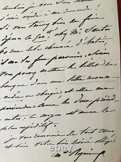 Marshal BAZAINE Autographed Letter signed to Eugene PLON publisher, printer 1882