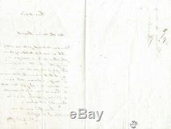 Marshal Bazaine, 1871 Autograph Letter Signed During Exile In Switzerland