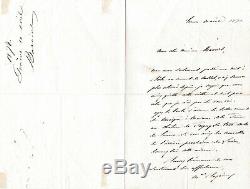 Marshal Bazaine, 1871 Autograph Letter Signed During Exile In Switzerland