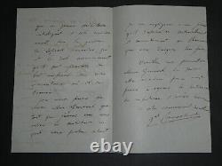 Marshal Canrobert Autographed Letter signed to a General 1851