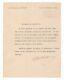 Marshal Petain / Signed Letter (1924) / The Director Des Chemins De Fer