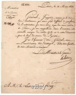Marshal Victor / Signed Letter (1822) / In Service To Louis XVIII