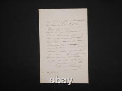 Marshal de Lauriston autograph letter signed Gretry Lefresnois