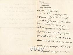 Maurice Barrès 6 autograph letters 1 signed letter Germany mail La Ramée
