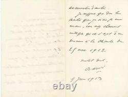 Maurice Barrès 6 autograph letters 1 signed letter Germany mail La Ramée