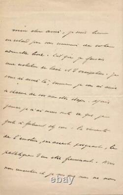 Maurice Barrès 6 autograph letters 1 signed letter Germany mail La Ramée