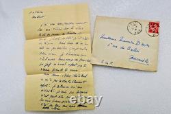 Maurice DRUON signed autograph letter