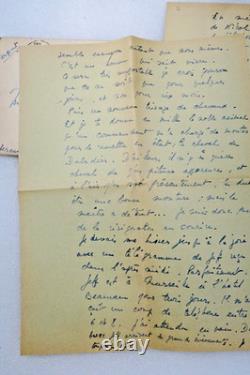 Maurice DRUON signed autograph letter