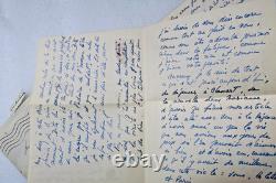 Maurice DRUON signed autograph letter