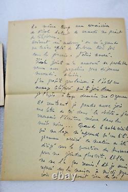 Maurice DRUON signed autograph letter