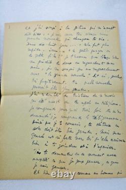 Maurice DRUON signed autograph letter