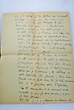 Maurice DRUON signed autograph letter