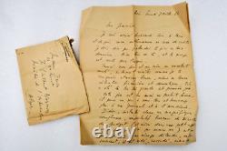 Maurice DRUON signed autograph letter from Algiers 1944