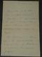Maurice Leblanc Signed Autograph Letter In Pencil, 2 Pages