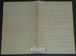 Maurice LEBLANC SIGNED AUTOGRAPH LETTER in pencil, 2 pages
