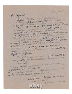 Max JACOB / Autographed letter signed / Occupation / Jew / Gestapo / Poetry Max JACOB / Autographed letter signed / Occupation / Jew / Gestapo / Poetry