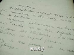 Max JACOB signed autograph letter to René Dulsou 1933