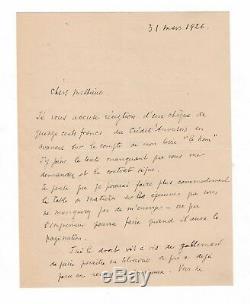 Max Jacob / Autograph Letter Signed (1926) / Gallimard / The Name / The Penitent