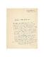 Max Jacob / Signed Autograph Letter / Abbé Morel / God / Hope / Deportation