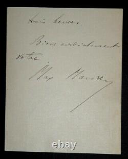 Max MAUREY SIGNED AUTOGRAPH LETTER, Paris, 1902