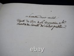 Merlin of Douai signed letter COMMITTEE OF PUBLIC SAFETY, LACOMBE 1795
