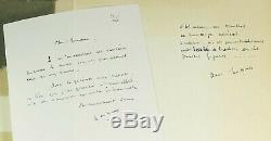 Michaux Meidosems Daybreak, 1948. Eo. Sending + Autograph Letter Signed