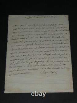 Michel Chamillart Signed Autograph Letter, Pontchartrain, 3 pages, 1693