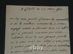 Michel de Chamillart Signed Autograph Letter 1698