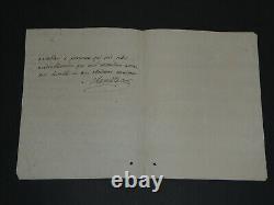 Michel de Chamillart Signed Autograph Letter 1698