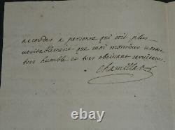 Michel de Chamillart Signed Autograph Letter 1698